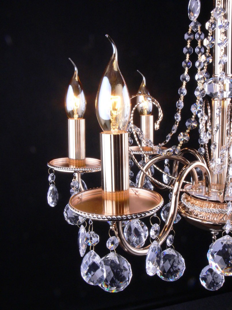 Lustre avec lampes